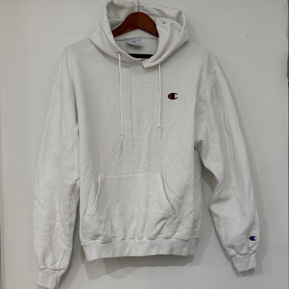 Champion Classic White Hoodie Unisex